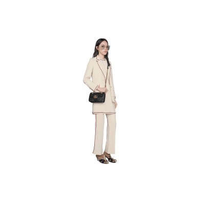 GUCCI GG MARMONT MATELASSÉ MINI BAG 446744  (23*14*6cm)
