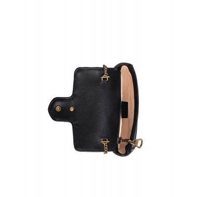 GUCCI GG MARMONT MATELASSÉ LEATHER SUPER MINI BAG 476433 (16.5*10*4.5cm)