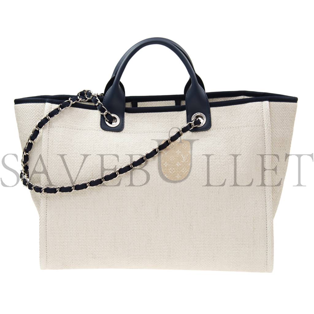 CHANEL DEAUVILLE LARGE TOTE GOLD HARDWARE A66941 (30*50*22cm) CHANEL DEAUVILLE LARGE TOTE GOLD HARDWARE A66941 (30*50*22cm)