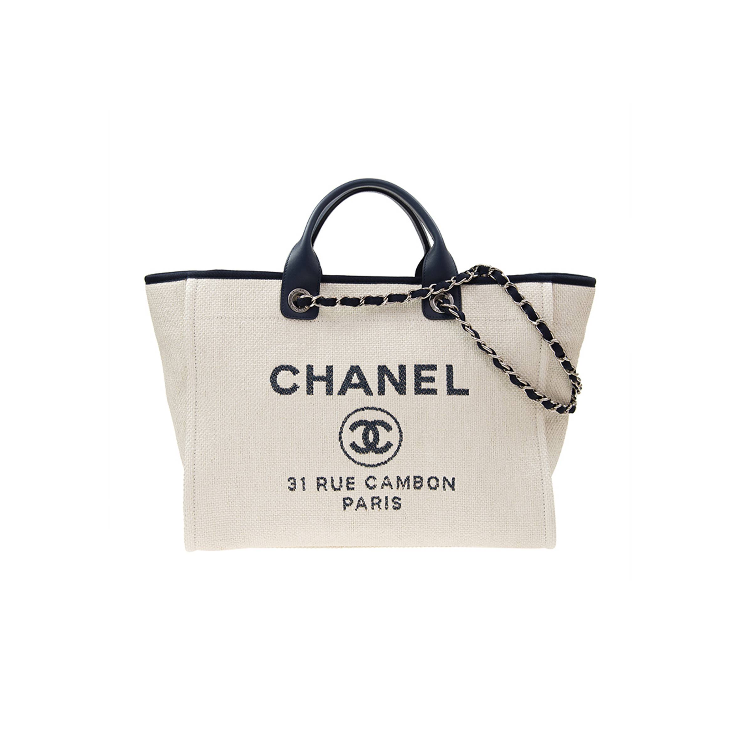 CHANEL DEAUVILLE LARGE TOTE GOLD HARDWARE A66941 (30*50*22cm) CHANEL DEAUVILLE LARGE TOTE GOLD HARDWARE A66941 (30*50*22cm)