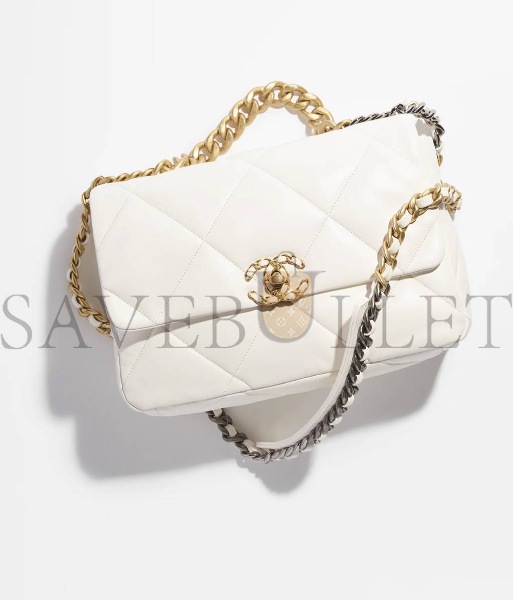 CHANEL 19 LARGE HANDBAG GOLD HARDWARE AS1161 B01564 (30*20*10cm) CHANEL 19 LARGE HANDBAG GOLD HARDWARE AS1161 B01564 (30*20*10cm)