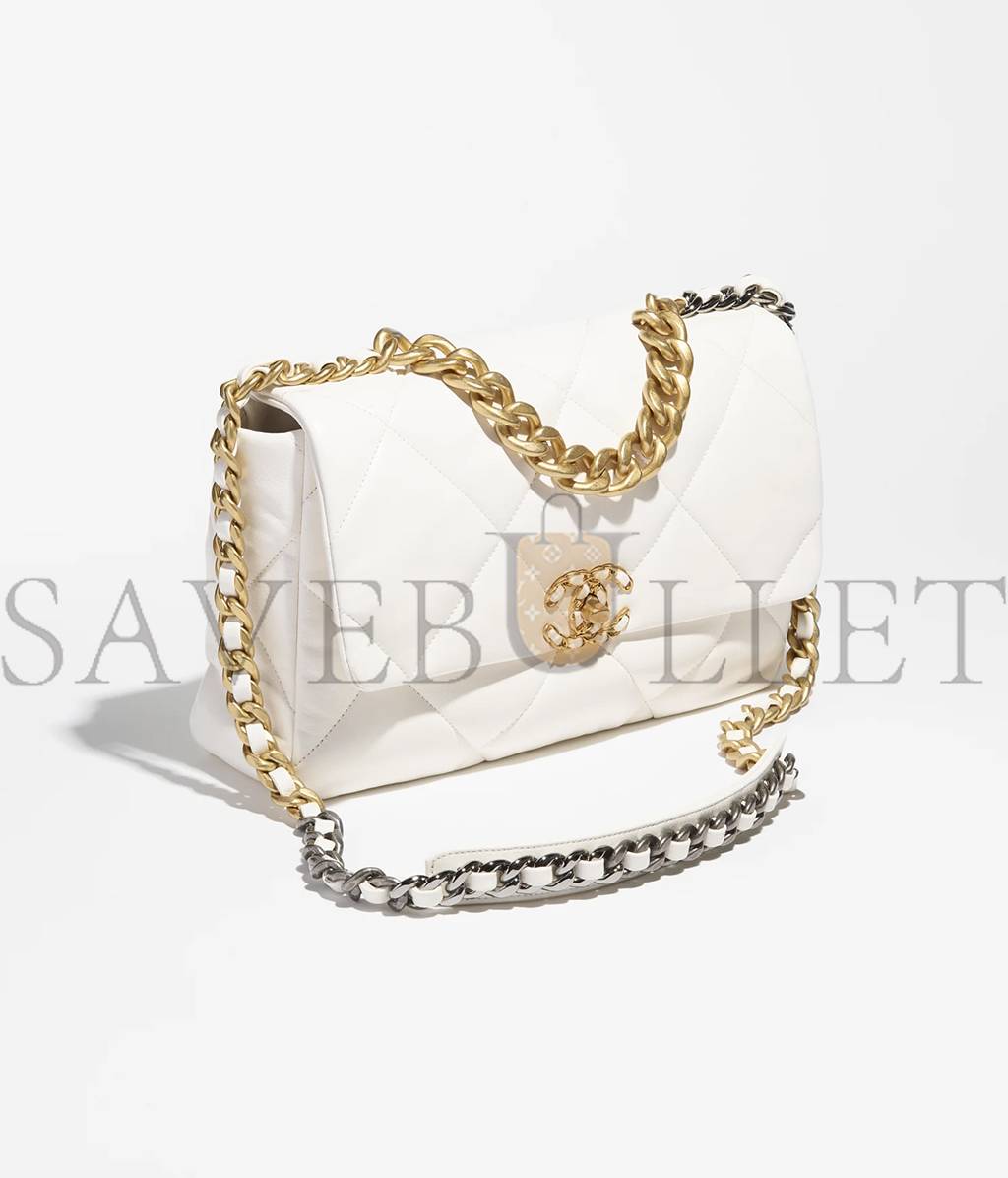 CHANEL 19 LARGE HANDBAG GOLD HARDWARE AS1161 B01564 (30*20*10cm) CHANEL 19 LARGE HANDBAG GOLD HARDWARE AS1161 B01564 (30*20*10cm)