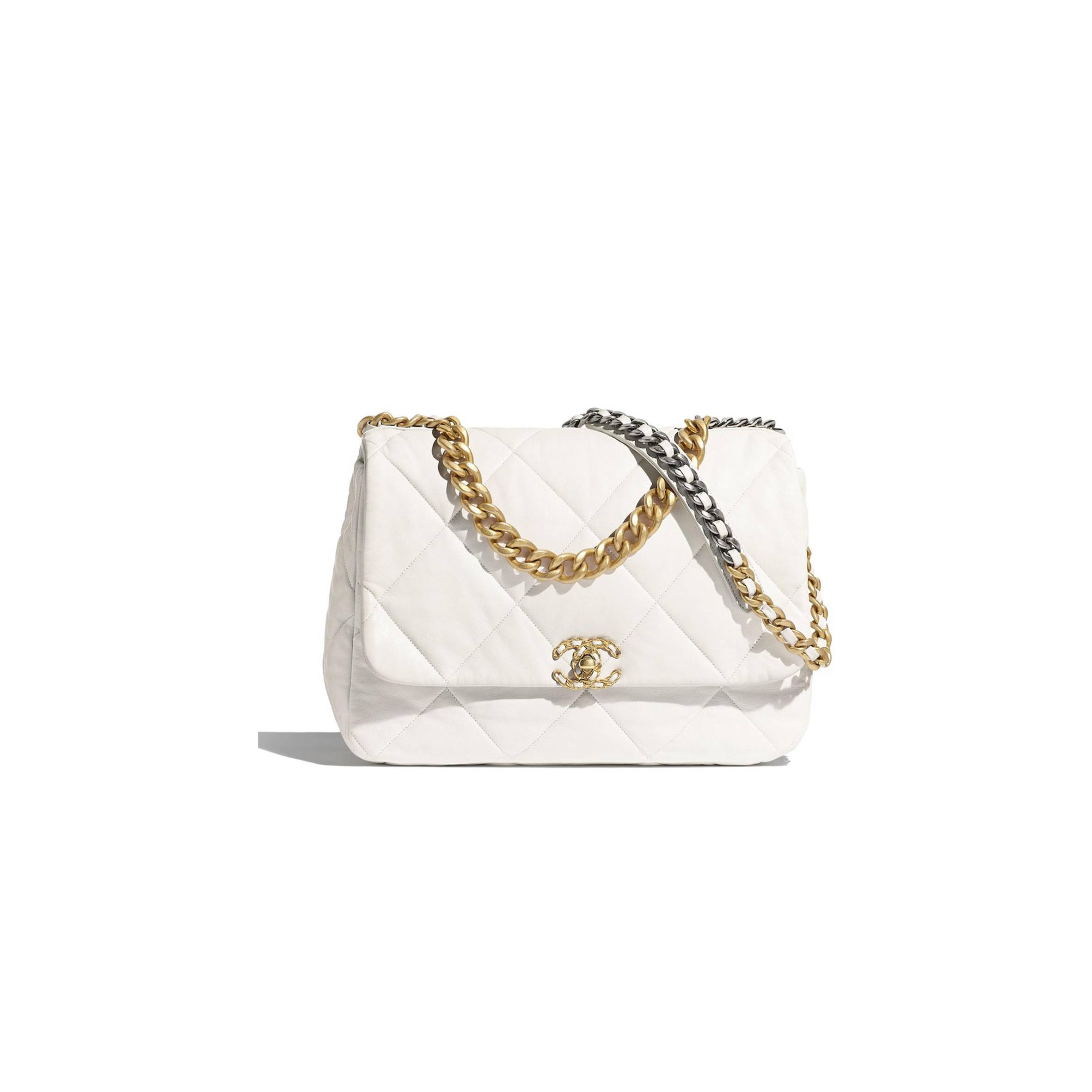 CHANEL 19 LARGE HANDBAG GOLD HARDWARE AS1161 B01564 (30*20*10cm) CHANEL 19 LARGE HANDBAG GOLD HARDWARE AS1161 B01564 (30*20*10cm)