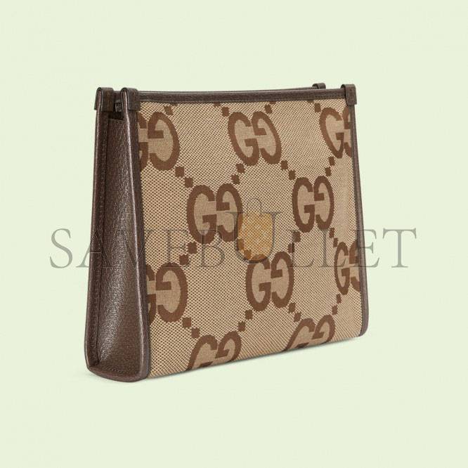 GUCCI JUMBO GG POUCH 696015 (26*20*6cm) GUCCI JUMBO GG POUCH 696015 (26*20*6cm)