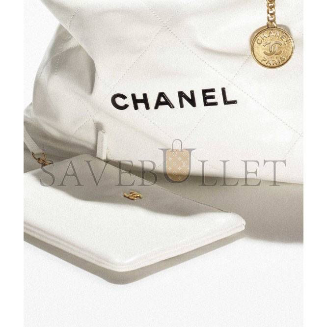CHANEL 22 LARGE HANDBAG GOLD HARDWARE AS3262 B08038 10601 (48cm*45cm*10cm) CHANEL 22 LARGE HANDBAG GOLD HARDWARE AS3262 B08038 10601 (48cm*45cm*10cm)