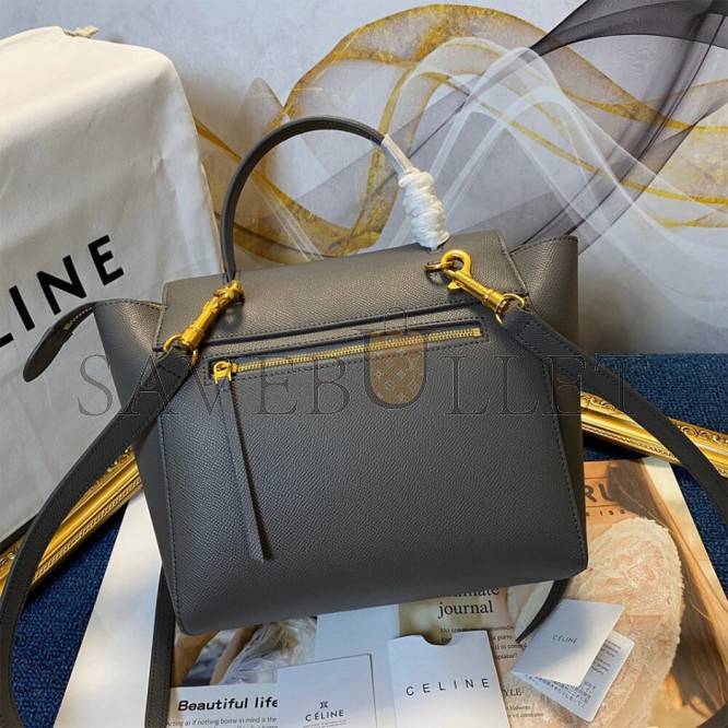 CELINE MICRO BELT BAG 189153ZVA.10DC (24cm*20cm*13cm) CELINE MICRO BELT BAG 189153ZVA.10DC (24cm*20cm*13cm)