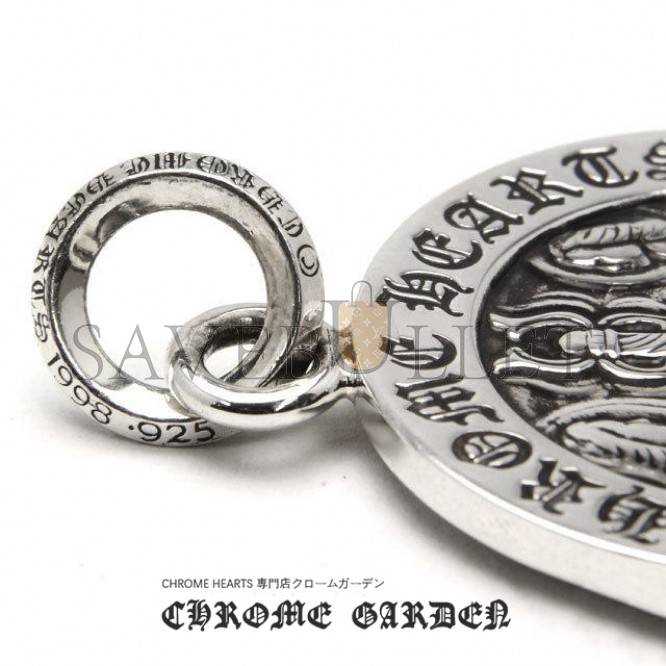 CHROME HEARTS ANGEL MEDALLION BABY CROSS CHARM CHROME HEARTS ANGEL MEDALLION BABY CROSS CHARM