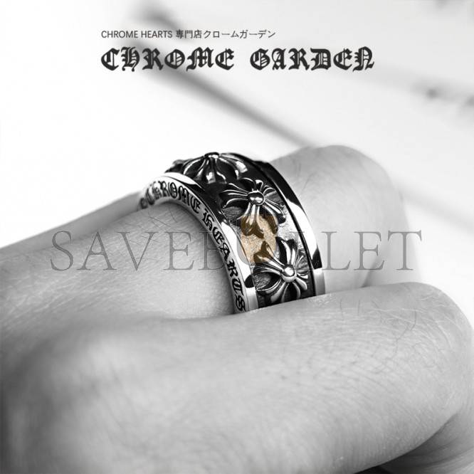 CHROME HEARTS CHX SPINNER RING CHROME HEARTS CHX SPINNER RING