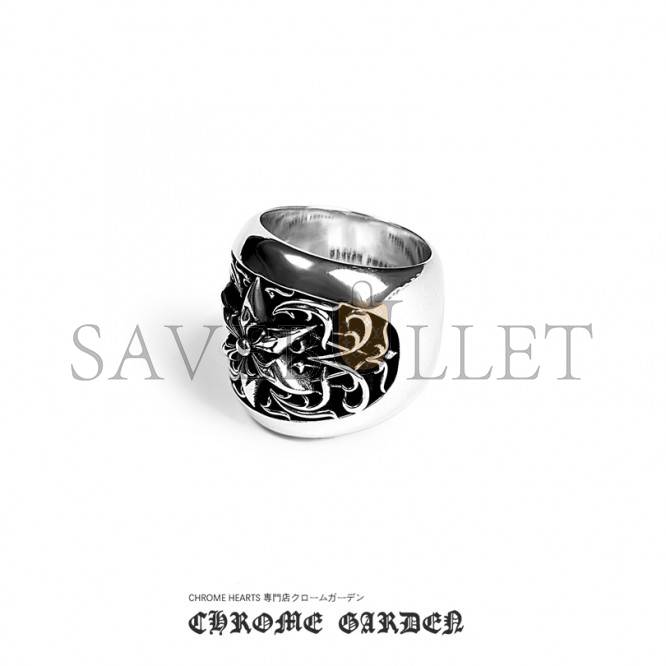CHROME HEARTS CLASSIC OVAL STAR RING CHROME HEARTS CLASSIC OVAL STAR RING