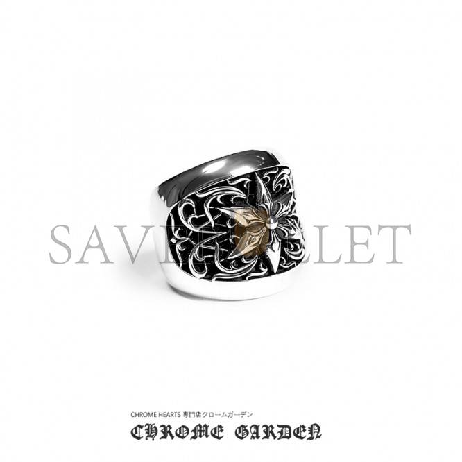 CHROME HEARTS CLASSIC OVAL STAR RING CHROME HEARTS CLASSIC OVAL STAR RING
