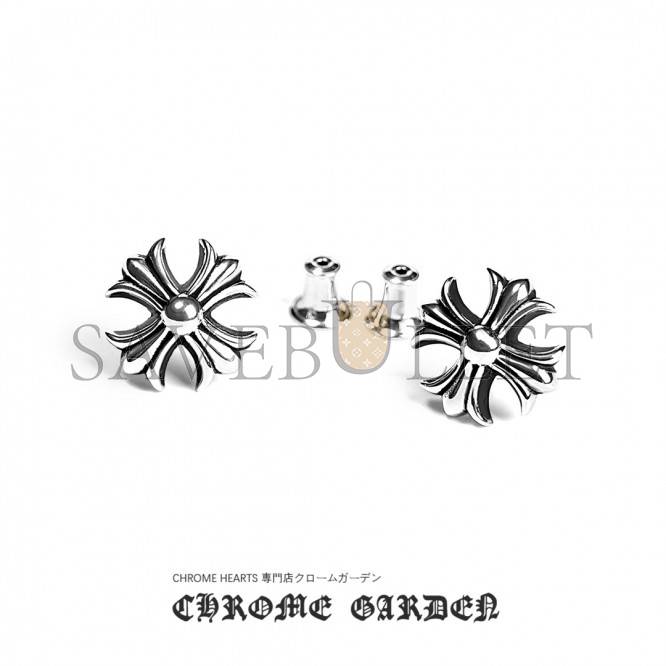 CHROME HEARTS CROSS CUT OUT STUD EARRING CHROME HEARTS CROSS CUT OUT STUD EARRING