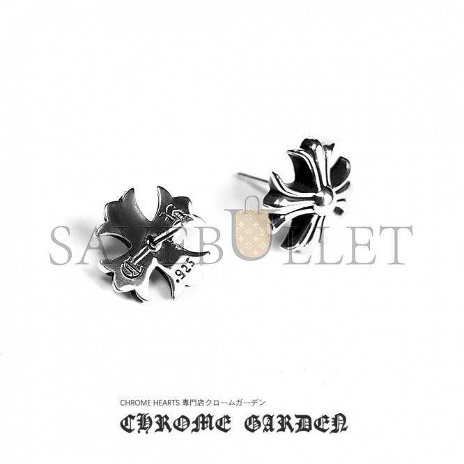 CHROME HEARTS CROSS CUT OUT STUD EARRING CHROME HEARTS CROSS CUT OUT STUD EARRING