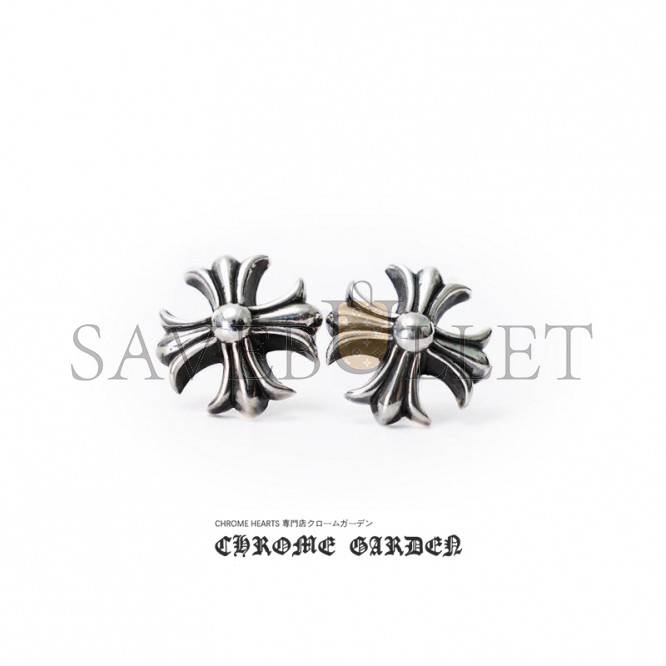 CHROME HEARTS CROSS CUT OUT STUD EARRING CHROME HEARTS CROSS CUT OUT STUD EARRING