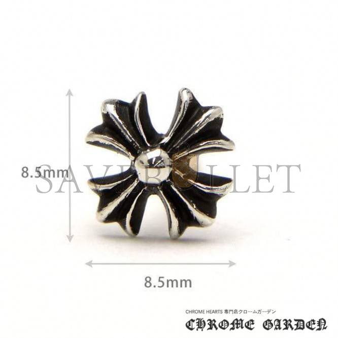 CHROME HEARTS CROSS CUT OUT STUD EARRING CHROME HEARTS CROSS CUT OUT STUD EARRING