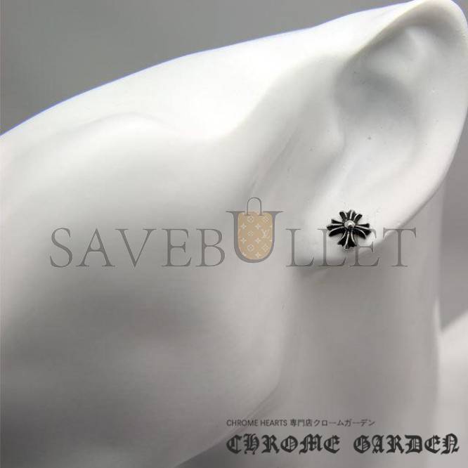 CHROME HEARTS CROSS CUT OUT STUD EARRING CHROME HEARTS CROSS CUT OUT STUD EARRING