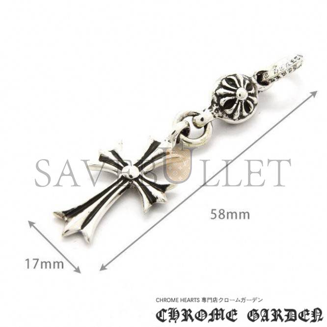 CHROME HEARTS CROSS WITH ONE SILVER BALL CHARM(Pendant Only) CHROME HEARTS CROSS WITH ONE SILVER BALL CHARM(Pendant Only)