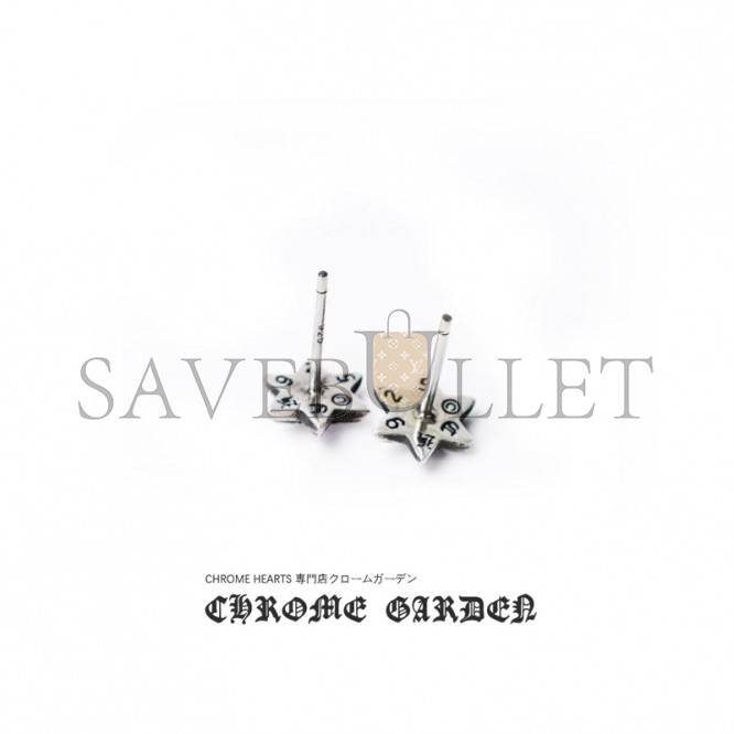 CHROME HEARTS CUT OUT STAR EARRING CHROME HEARTS CUT OUT STAR EARRING