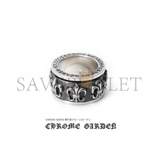 CHROME HEARTS BS FLEUR SPINNER RING CHROME HEARTS BS FLEUR SPINNER RING
