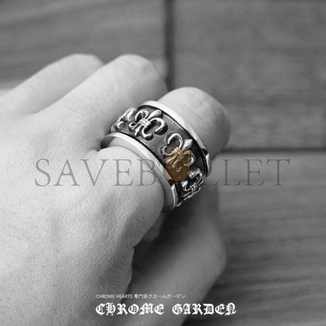 CHROME HEARTS BS FLEUR SPINNER RING CHROME HEARTS BS FLEUR SPINNER RING