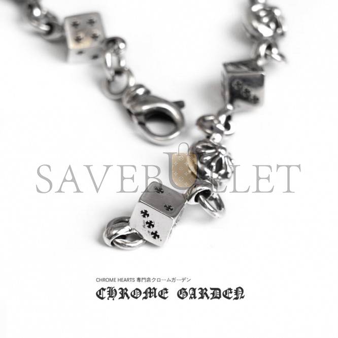 CHROME HEARTS DICE AND CROSSBALL BRACELET CHROME HEARTS DICE AND CROSSBALL BRACELET