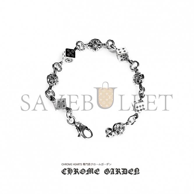 CHROME HEARTS DICE AND CROSSBALL BRACELET CHROME HEARTS DICE AND CROSSBALL BRACELET