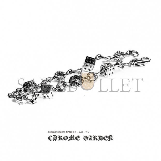 CHROME HEARTS DICE AND CROSSBALL BRACELET CHROME HEARTS DICE AND CROSSBALL BRACELET