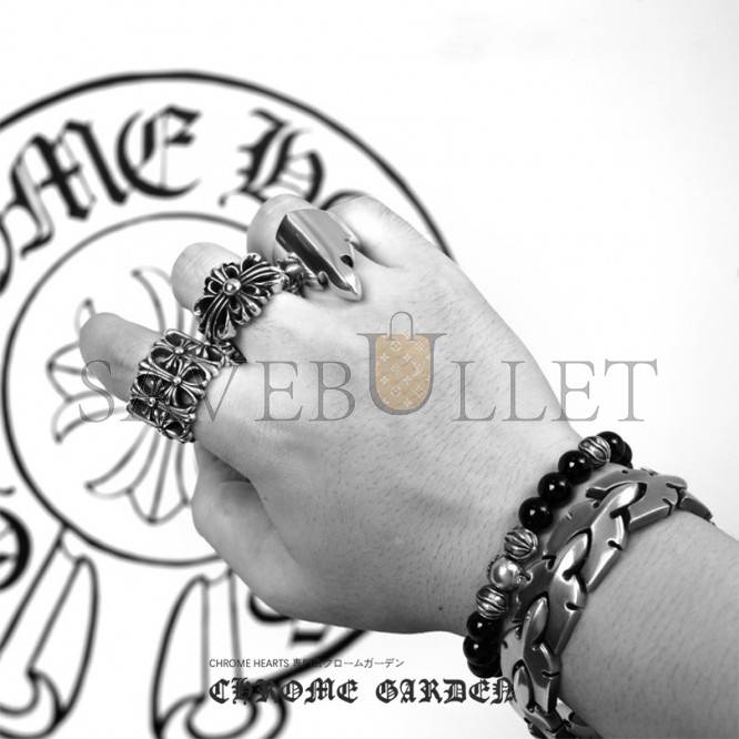 CHROME HEARTS DOUBLE FLORAL RING CHROME HEARTS DOUBLE FLORAL RING