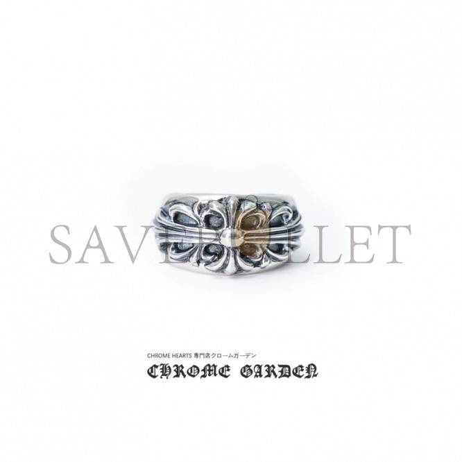 CHROME HEARTS FLORAL CROSS RING CHROME HEARTS FLORAL CROSS RING