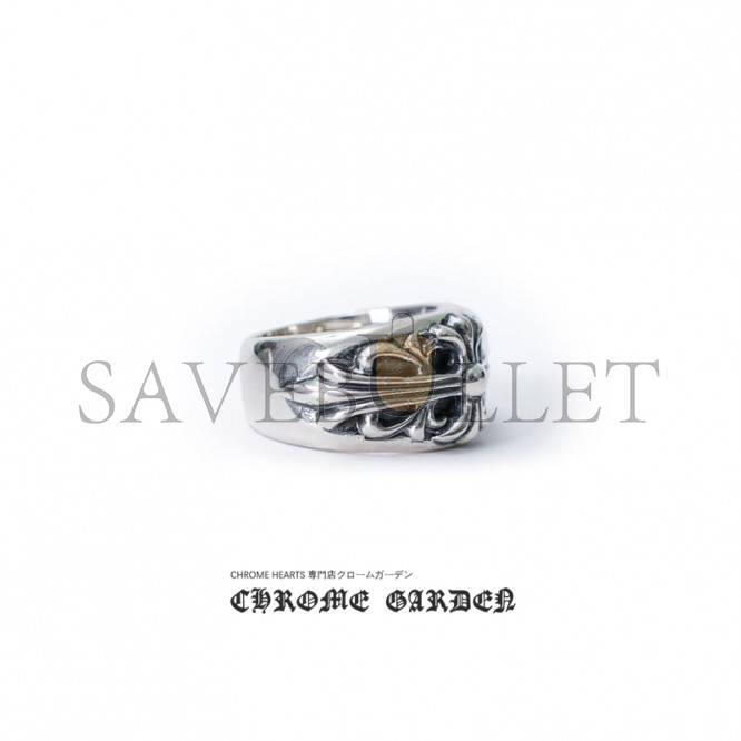 CHROME HEARTS FLORAL CROSS RING CHROME HEARTS FLORAL CROSS RING
