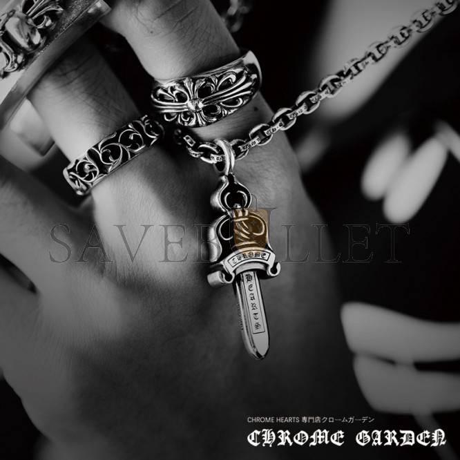 CHROME HEARTS FLORAL CROSS RING CHROME HEARTS FLORAL CROSS RING