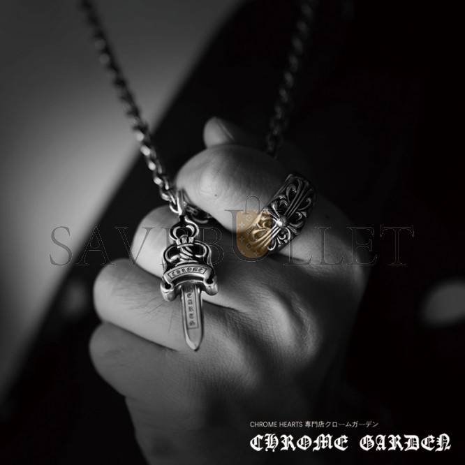 CHROME HEARTS FLORAL CROSS RING CHROME HEARTS FLORAL CROSS RING