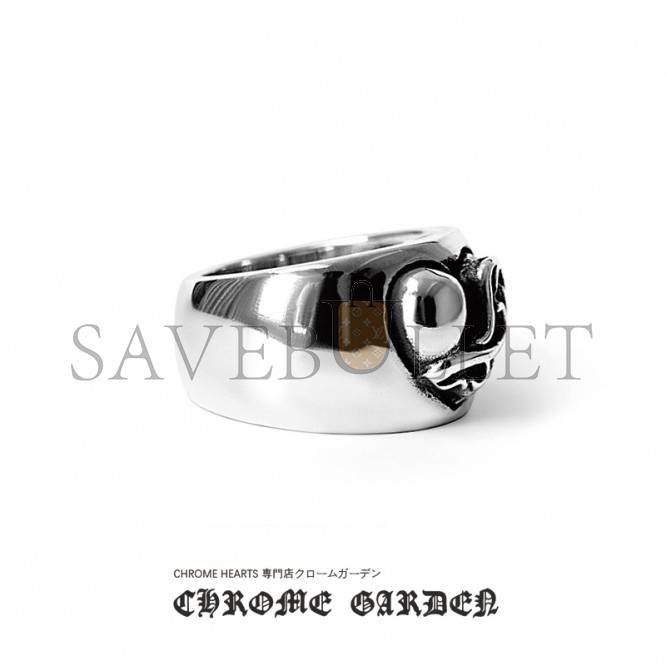 CHROME HEARTS HEART BAND RING CHROME HEARTS HEART BAND RING