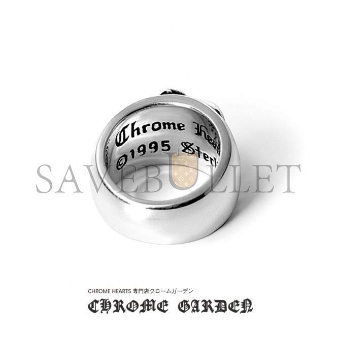 CHROME HEARTS HEART BAND RING CHROME HEARTS HEART BAND RING