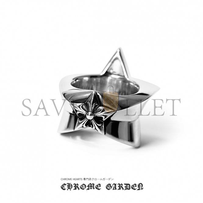 CHROME HEARTS LARGE STAR RING CHROME HEARTS LARGE STAR RING
