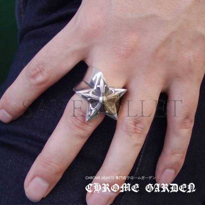 CHROME HEARTS LARGE STAR RING CHROME HEARTS LARGE STAR RING