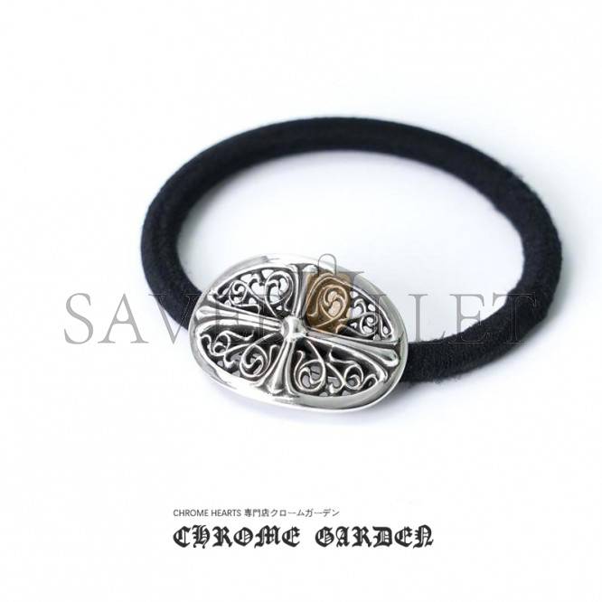 CHROME HEARTS TINY FLORAL HAIR TIE CHROME HEARTS TINY FLORAL HAIR TIE