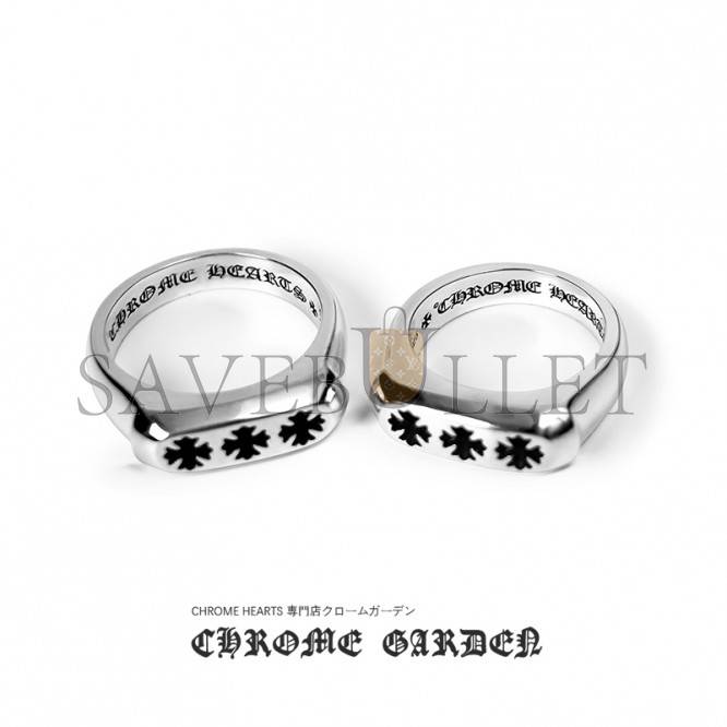 CHROME HEARTS TRIPLE CH PLUS FLAT RING CHROME HEARTS TRIPLE CH PLUS FLAT RING