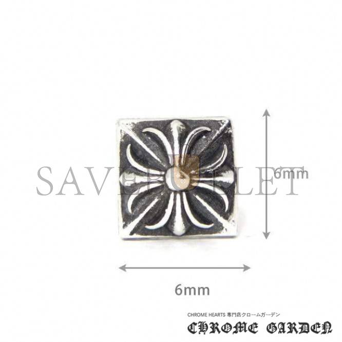 CHROME HEARTS PYRAMID PLUS STUD EARRINGS CHROME HEARTS PYRAMID PLUS STUD EARRINGS