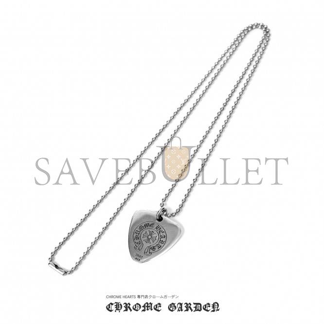 CHROME HEARTS ROLLING STONES GUITAR PICK CHARM CHROME HEARTS ROLLING STONES GUITAR PICK CHARM