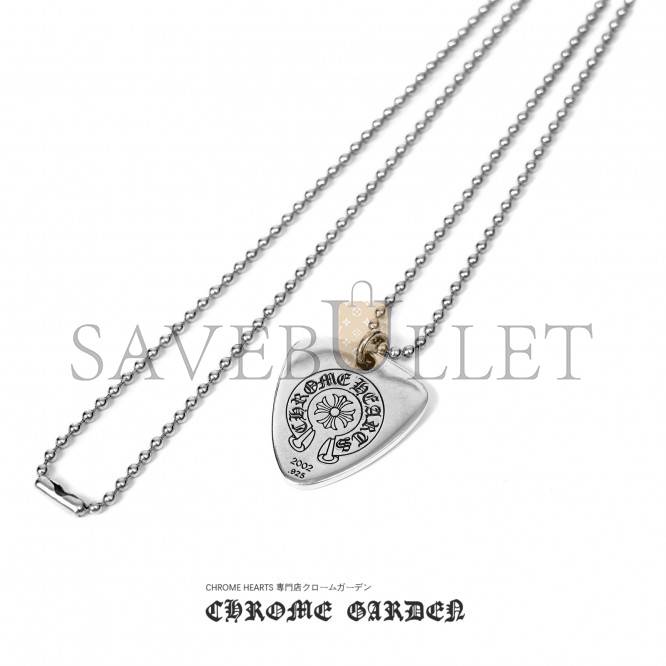 CHROME HEARTS ROLLING STONES GUITAR PICK CHARM CHROME HEARTS ROLLING STONES GUITAR PICK CHARM