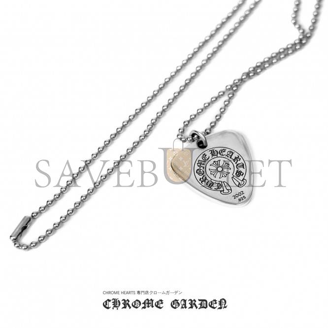 CHROME HEARTS ROLLING STONES GUITAR PICK CHARM CHROME HEARTS ROLLING STONES GUITAR PICK CHARM