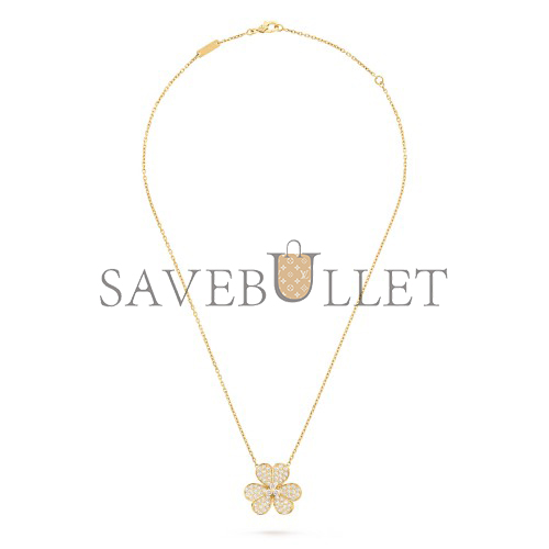 VAN CLEEF ARPELS FRIVOLE PENDANT, LARGE MODEL - YELLOW GOLD, DIAMOND VCARP0J700 VAN CLEEF ARPELS FRIVOLE PENDANT, LARGE MODEL - YELLOW GOLD, DIAMOND VCARP0J700