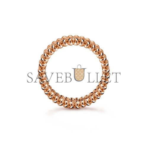 VAN CLEEF ARPELS PERLÉE DIAMONDS RING, 1 ROW - ROSE GOLD, DIAMOND VCARP4E300 VAN CLEEF ARPELS PERLÉE DIAMONDS RING, 1 ROW - ROSE GOLD, DIAMOND VCARP4E300