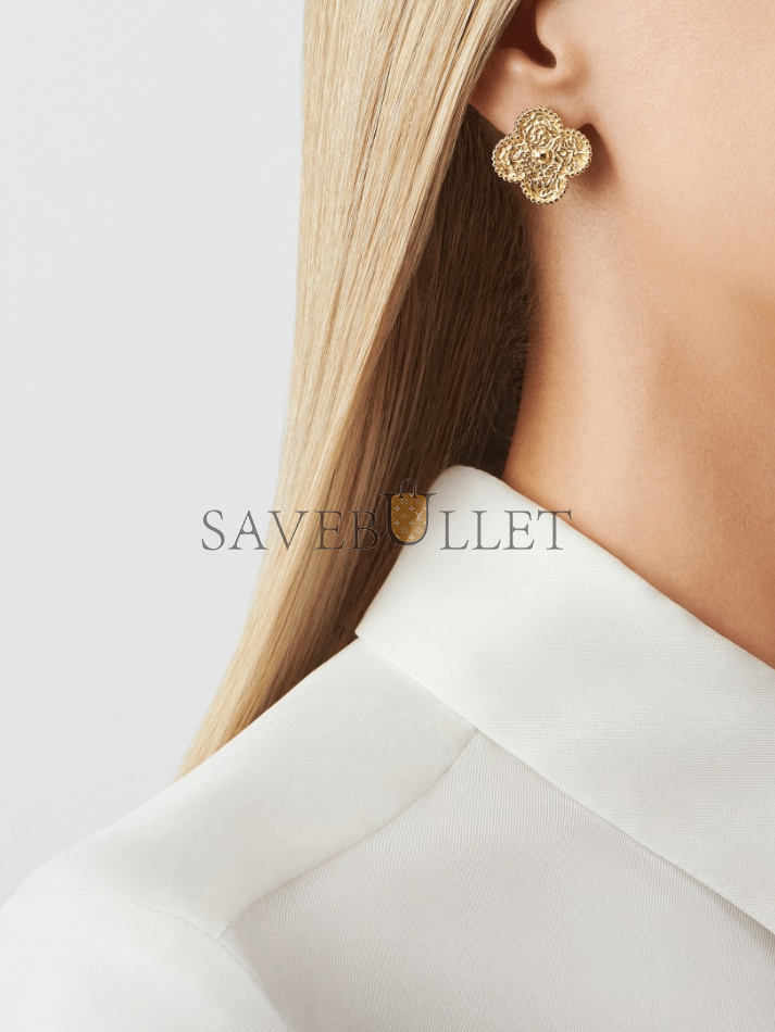 VAN CLEEF ARPELS MAGIC ALHAMBRA EARRINGS - YELLOW GOLD VCARO1II00 VAN CLEEF ARPELS MAGIC ALHAMBRA EARRINGS - YELLOW GOLD VCARO1II00