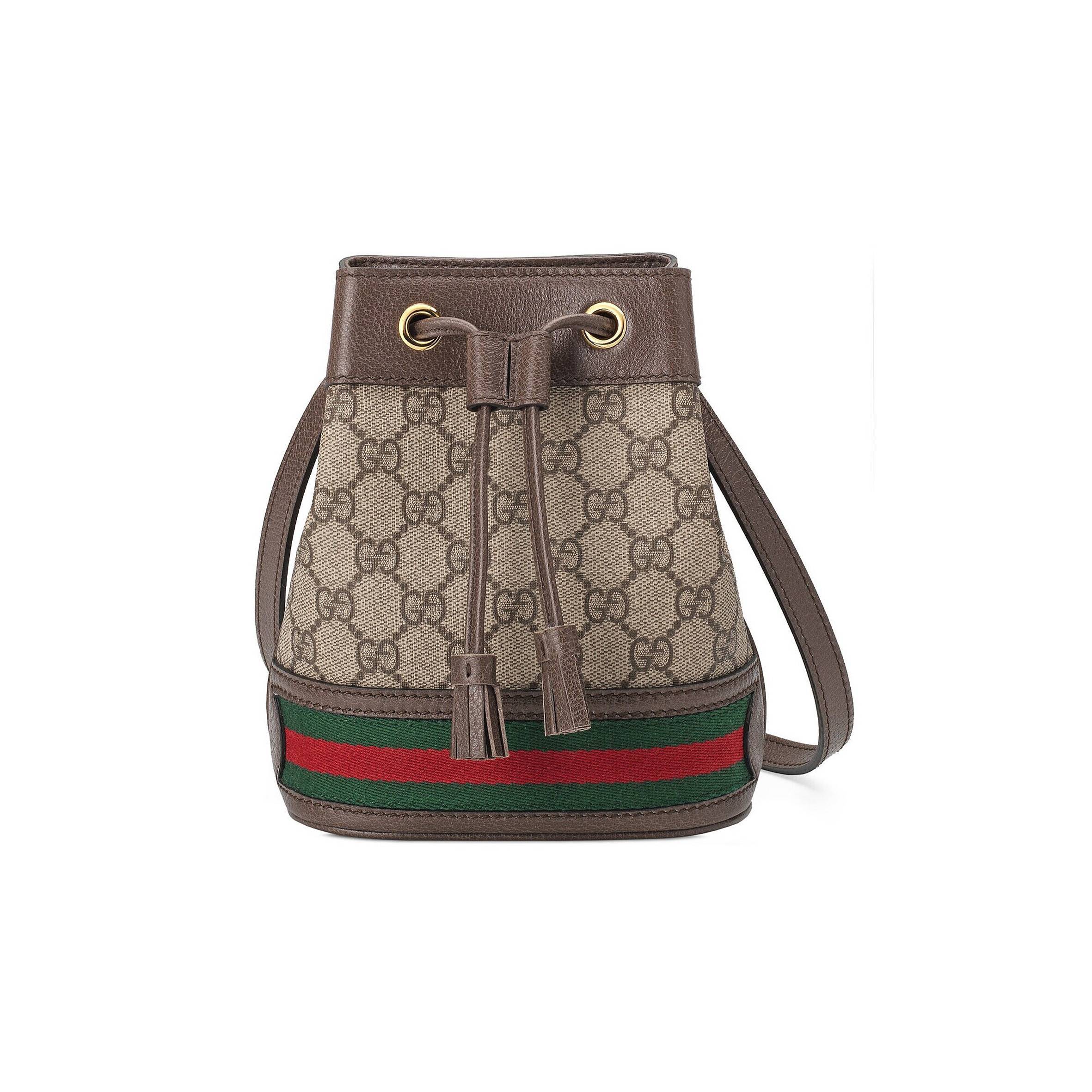 GUCCI OPHIDIA MINI GG BUCKET BAG 550620 (19*15.5*9cm) GUCCI OPHIDIA MINI GG BUCKET BAG 550620 (19*15.5*9cm)