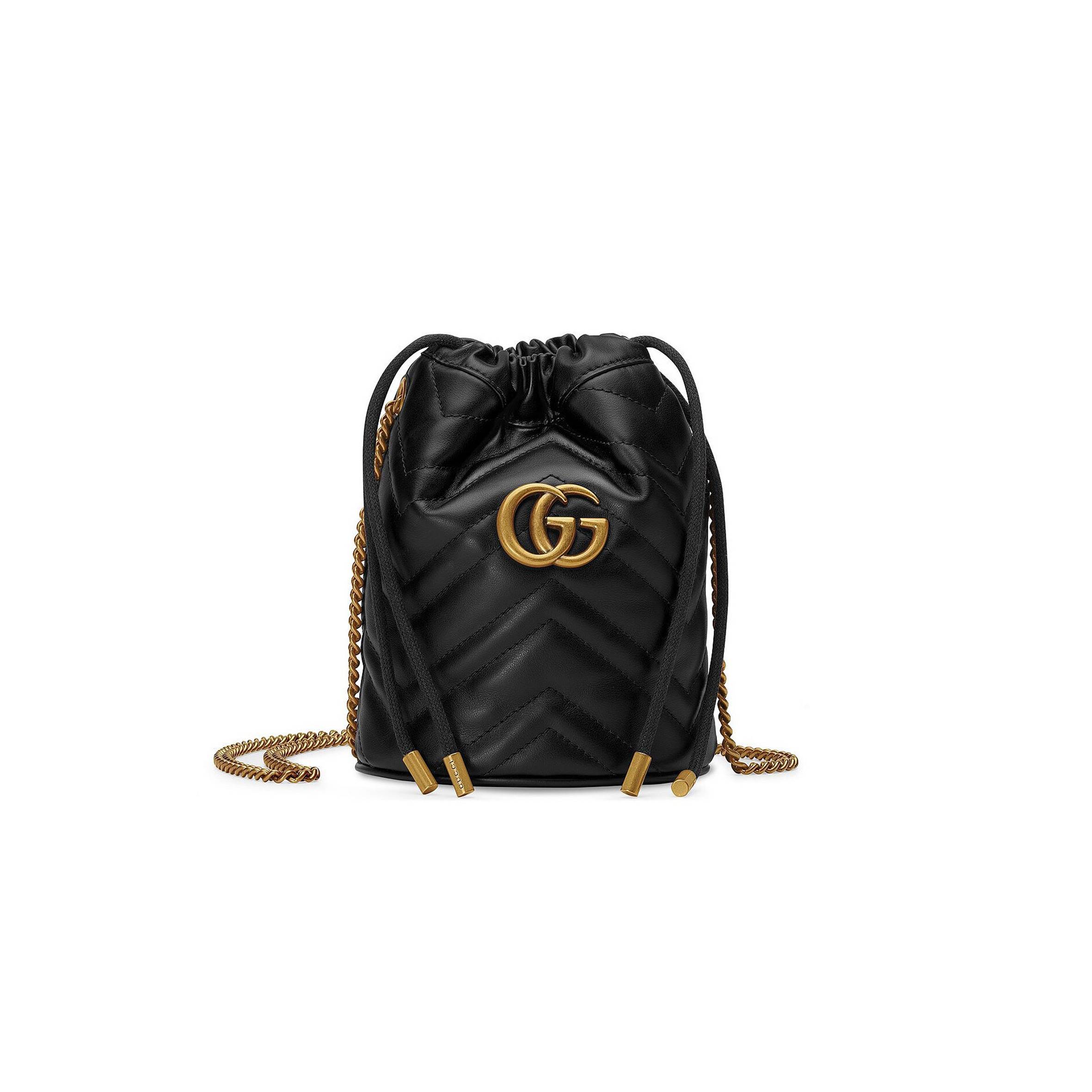 GUCCI GG MARMONT MINI BUCKET BAG 575163 (6.7*5.5*5.1cm) GUCCI GG MARMONT MINI BUCKET BAG 575163 (6.7*5.5*5.1cm)