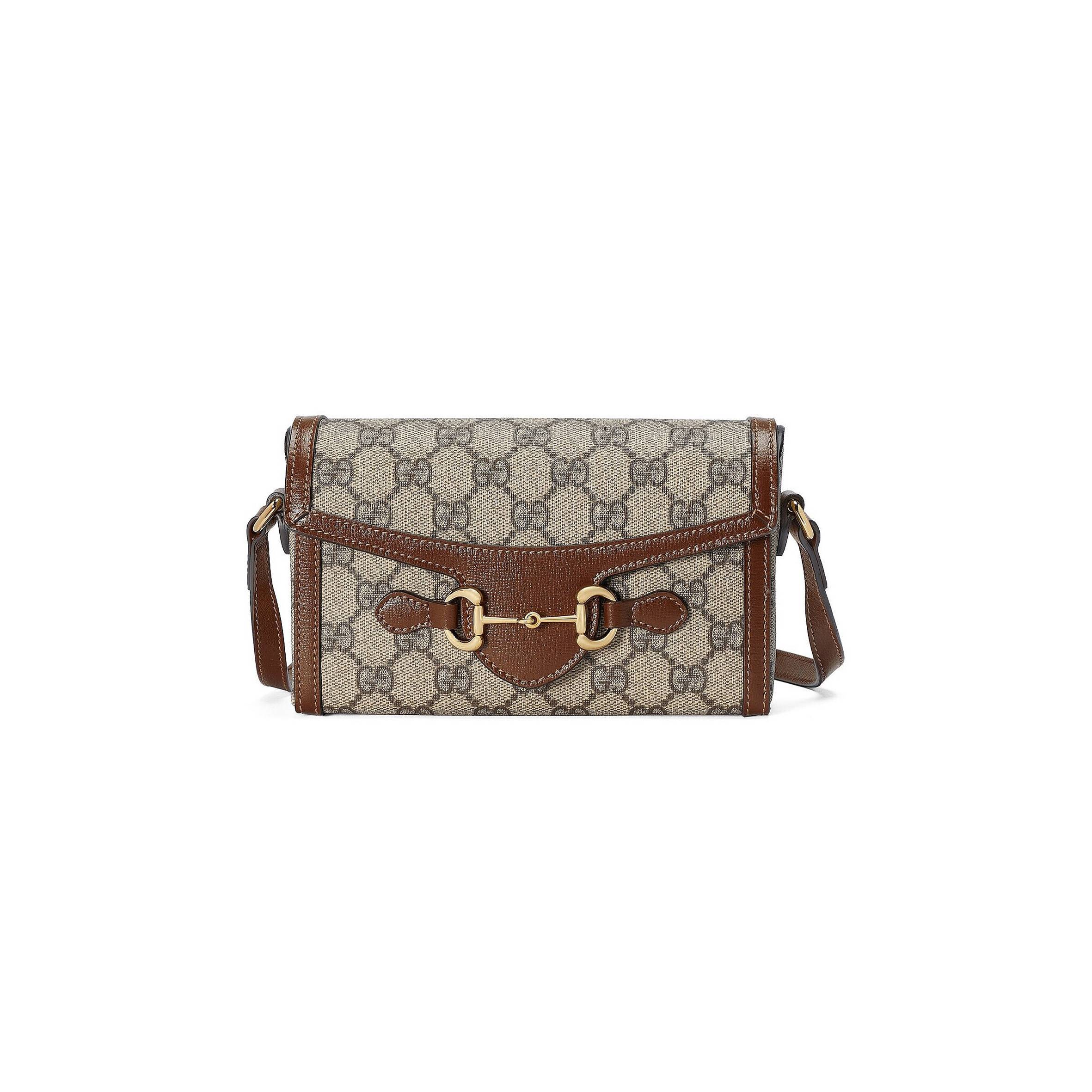 GUCCI HORSEBIT 1955 MINI BAG 699296 (18*12*5cm) GUCCI HORSEBIT 1955 MINI BAG 699296 (18*12*5cm)