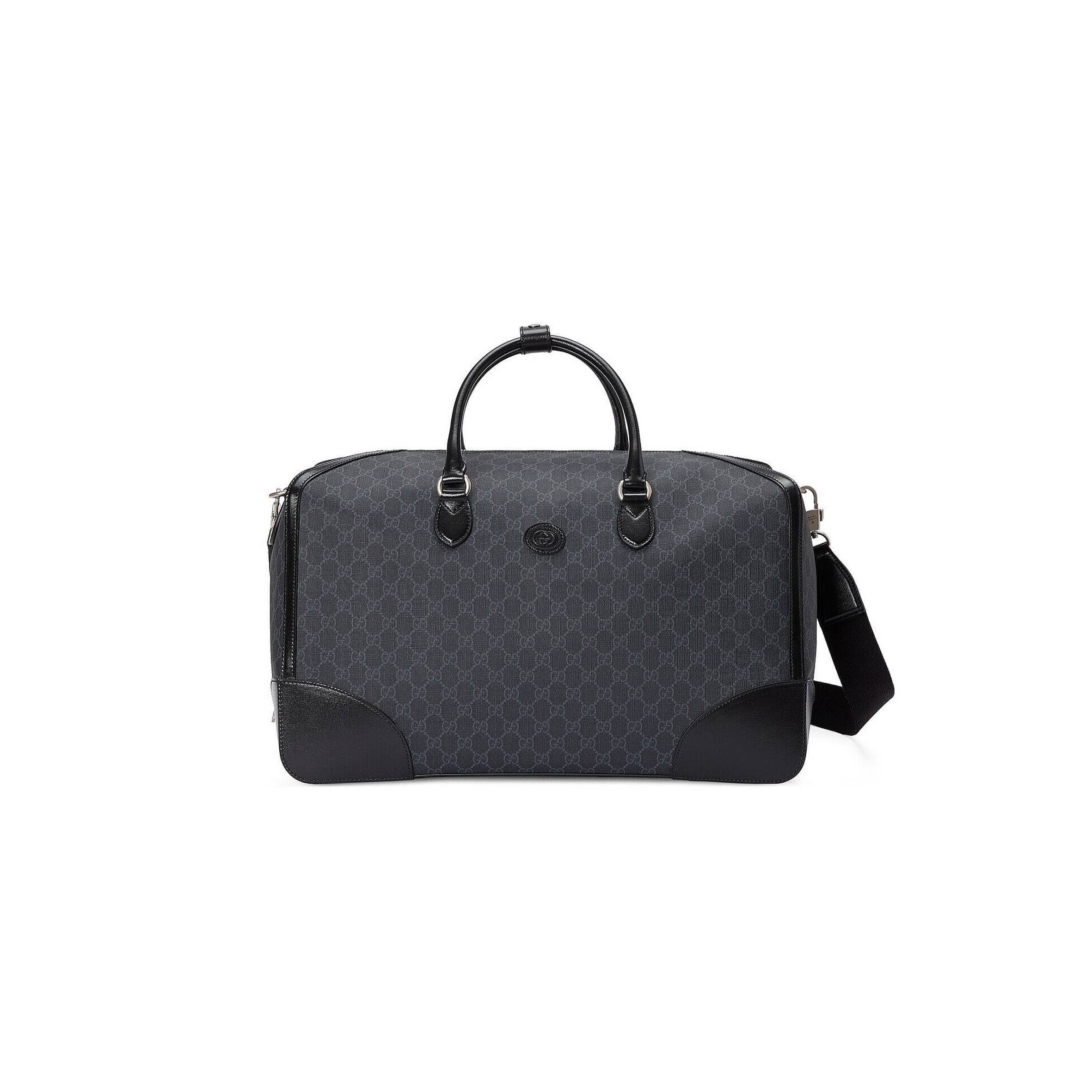 GUCCI LARGE DUFFLE BAG WITH INTERLOCKING G 696015 (52*30*29cm) GUCCI LARGE DUFFLE BAG WITH INTERLOCKING G 696015 (52*30*29cm)