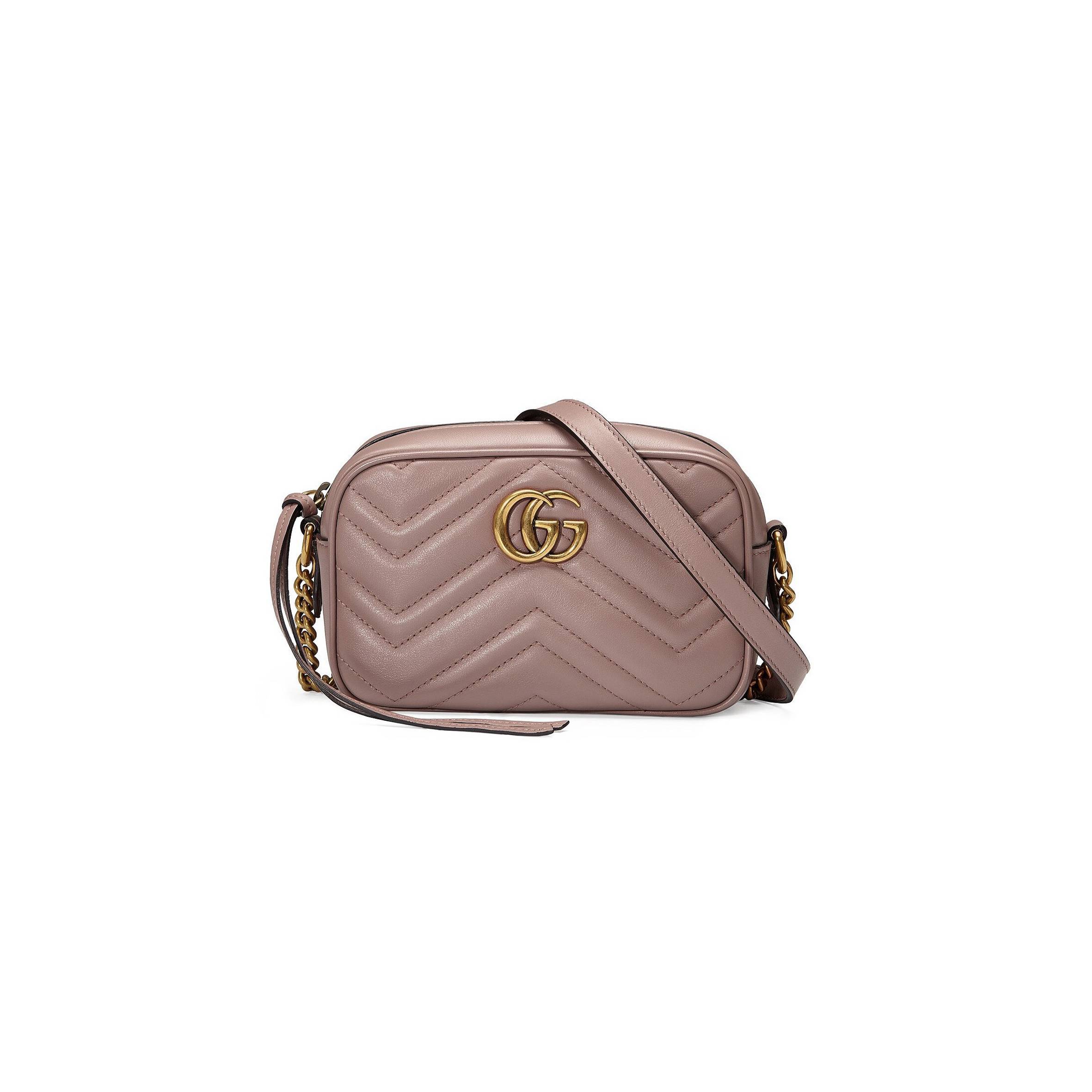 GUCCI GG MARMONT MATELASSÉ MINI BAG 448065(18*12*6cm) GUCCI GG MARMONT MATELASSÉ MINI BAG 448065(18*12*6cm)