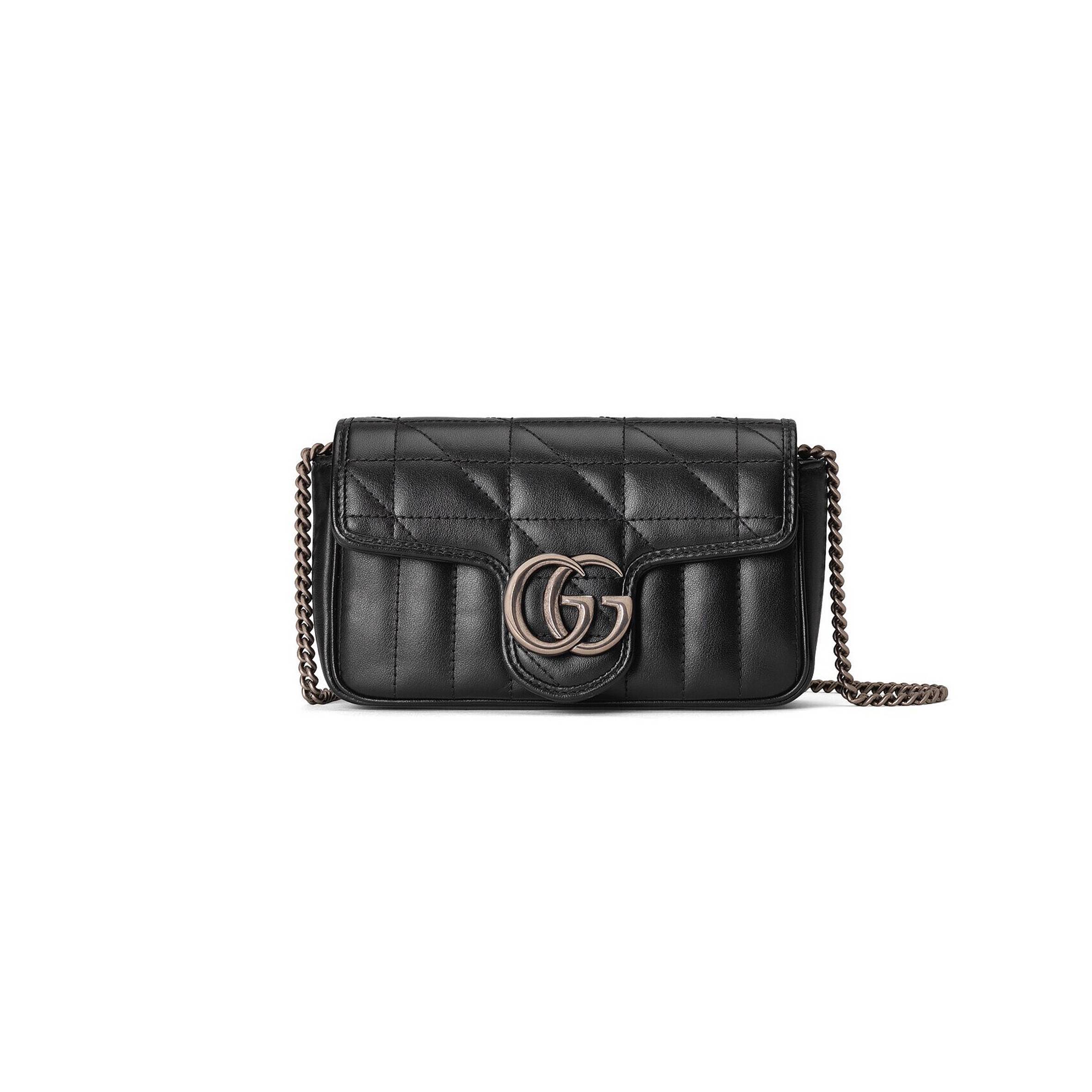 GUCCI GG MARMONT SUPER MINI BAG (16.5*9.5*4.5cm) GUCCI GG MARMONT SUPER MINI BAG (16.5*9.5*4.5cm)